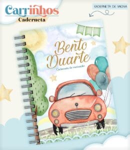 Caderneta de Vacina Carrinhos
