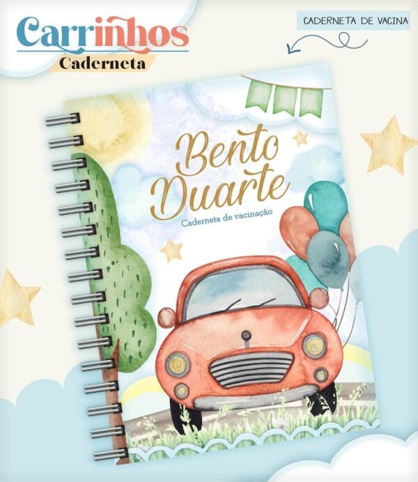 Caderneta de Vacina Carrinhos