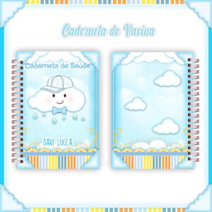 Caderneta de Vacina Chuva de Amor Menino