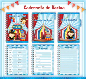 Caderneta de Vacina Circo Menino