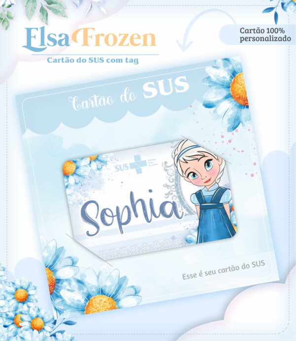Caderneta de Vacina Elsa Frozen
