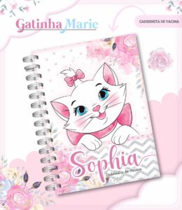 Caderneta de Vacina Gatinha Marie