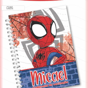 Caderneta de Vacina Homem Aranha - Arquivo Digital 3 Caderneta de Vacina Homem Aranha - Arquivo Digital