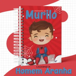Caderneta de Vacina Homem Aranha Menino 6 Caderneta de Vacina Homem Aranha Menino