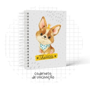 Caderneta de Vacina Infantil Cachorrinho