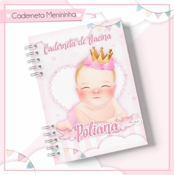 Caderneta de Vacina Menininha Baby