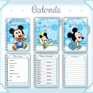 Caderneta de Vacina Mickey Baby