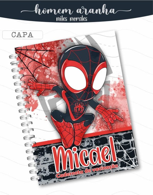 Caderneta de Vacina Miles Morales