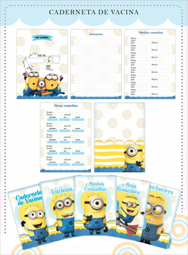 Caderneta de Vacina Minions
