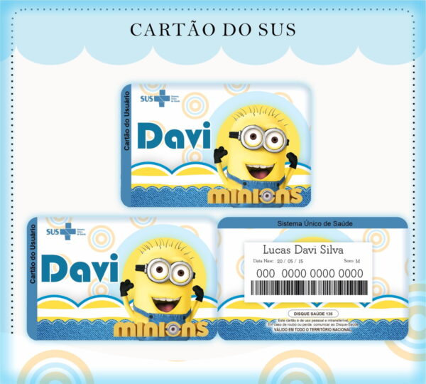 Caderneta de Vacina Minions