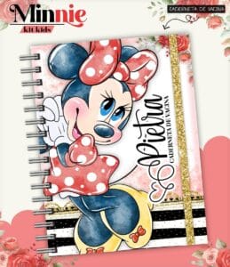 Caderneta de Vacina Minnie Vermelha