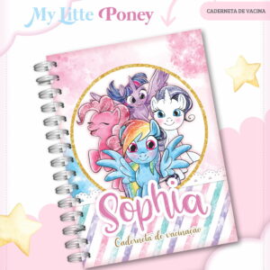Caderneta de Vacina My Little Poney - Arquivo Digital