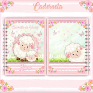 Caderneta de Vacina Ovelhinha Rosa