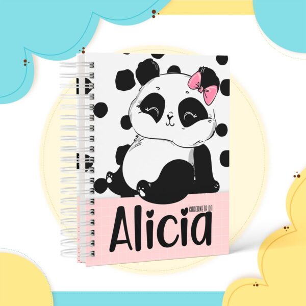 Caderneta de Vacina Panda Menina