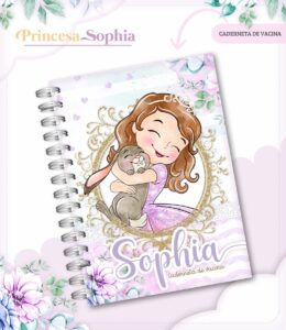 Caderneta de Vacina Princesinha Sophia