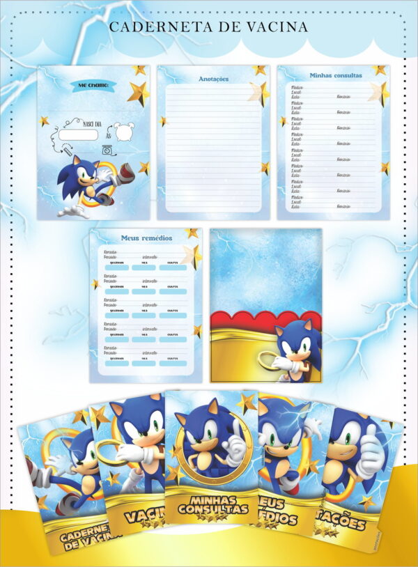 Caderneta de Vacina Sonic