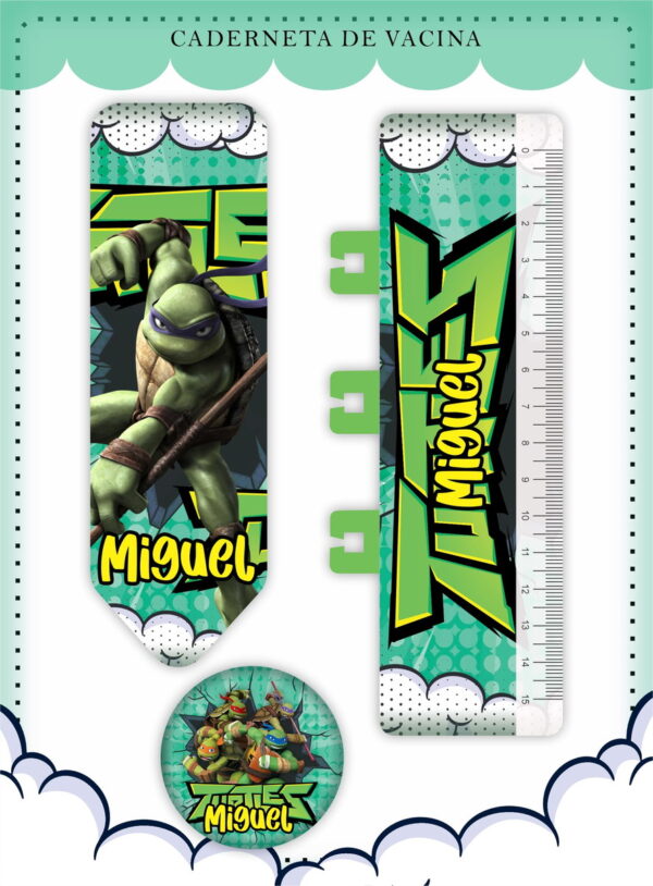 Caderneta de Vacina Tartarugas Ninjas