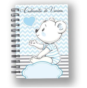 Caderneta de Vacina Urso Azul