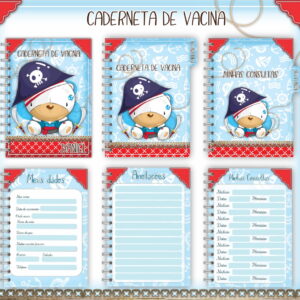 Caderneta de Vacina Urso Pirata - Arquivo Digital