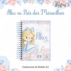 Caderneta de Vacinação Alice Aquarela