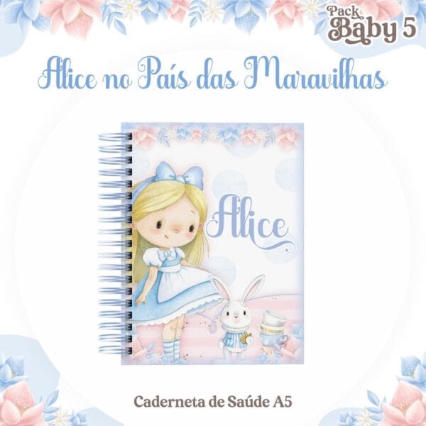 Caderneta de Vacinação Alice Aquarela