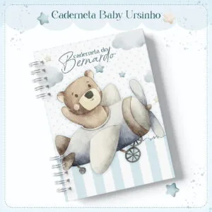 Caderneta de Vacinação Baby Urso 7 Caderneta de Vacinação Baby Urso
