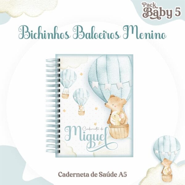 Caderneta de Vacinação Baloeiros Menino