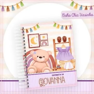 Caderneta de Vacinação Boho Chic Menina