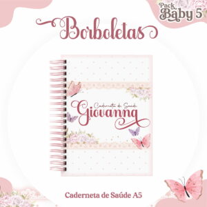 Caderneta de Vacinação Borboletas Rosinha - Arquivo Digital 9 Caderneta de Vacinação Borboletas Rosinha - Arquivo Digital