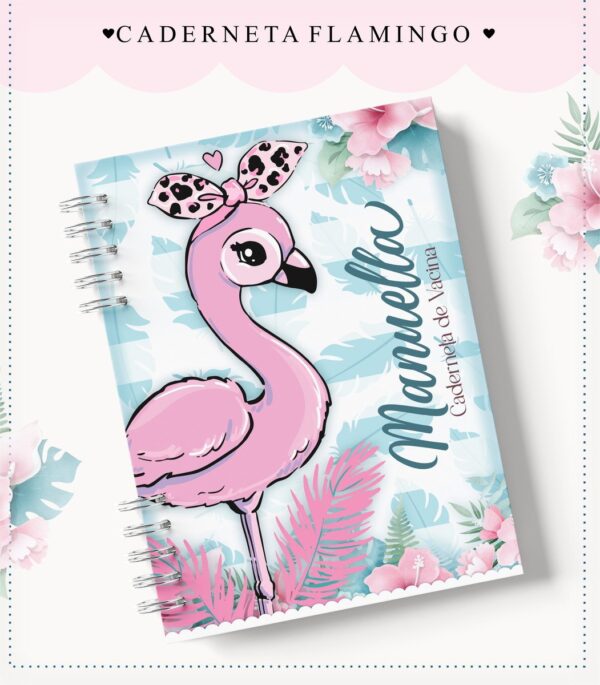 Caderneta De Vacinação Flamingo