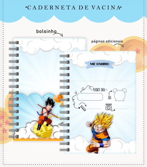 Caderneta De Vacinação Goku