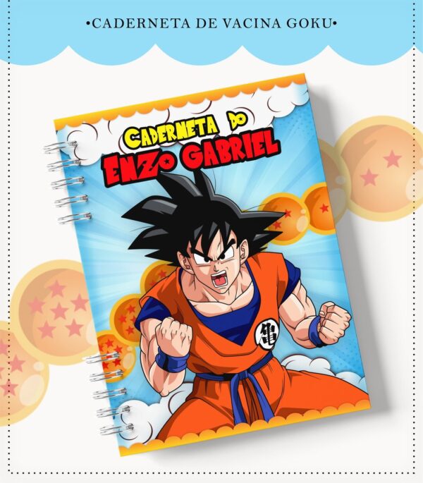 Caderneta De Vacinação Goku