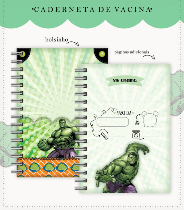 Caderneta De Vacinação Hulk