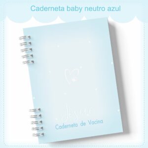 Caderneta de Vacinação Neutro Azul
