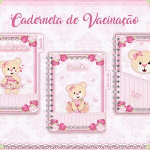 Caderneta de Vacinação Ursinha Rosa
