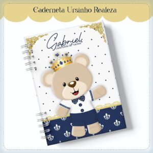 Caderneta de Vacinação Ursinho Realeza