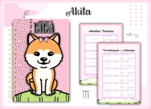 Caderneta Vacina Pet Akita