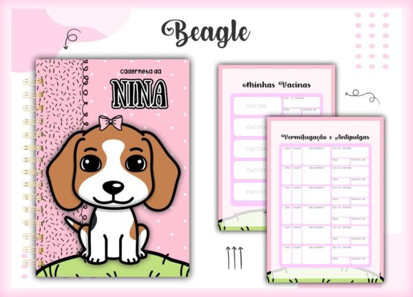 Caderneta Vacina Pet Beagle