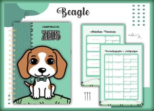 Caderneta Vacina Pet Beagle Macho