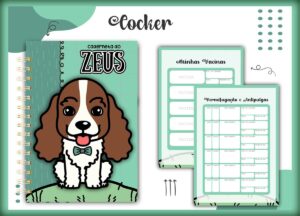 Caderneta Vacina Pet Cocker Macho -Arquivo Digital