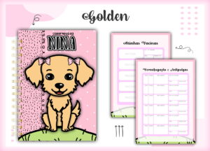 Caderneta Vacina Pet Golden