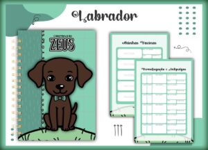 Caderneta Vacina Pet Labrador Macho