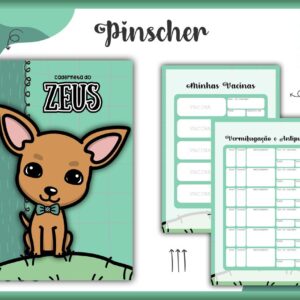 Caderneta Vacina Pet Pinscher Macho