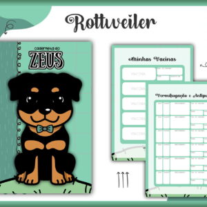 caderneta vacina pet rottweiler macho
