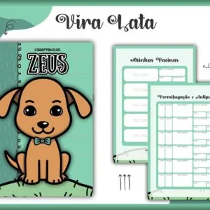 Caderneta Vacina Pet Vira Lata Macho -Arquivo Digital 10 Caderneta Vacina Pet Vira Lata Macho -Arquivo Digital