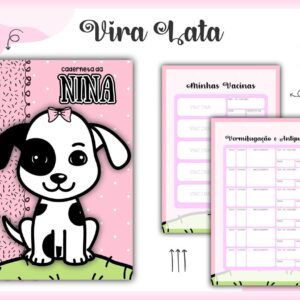 Caderneta Vacina Pet Vira Lata P/B