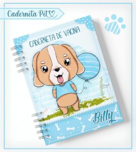 Caderneta Vacinação Pet Cachorrinho