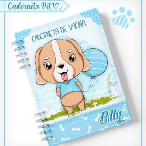 Caderneta Vacinação Pet Cachorrinho