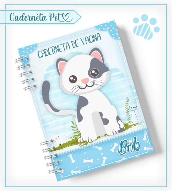 Caderneta Vacinação Pet Gatinho