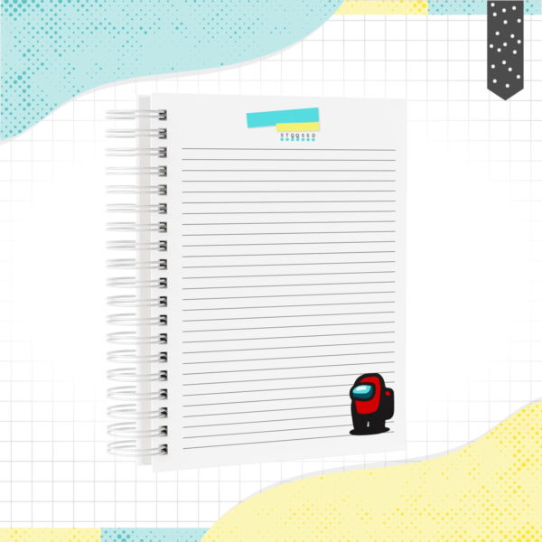 Caderno A5 Among Us